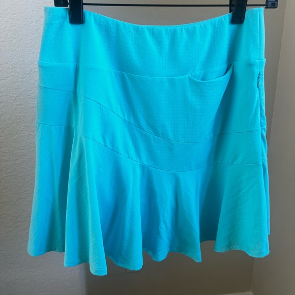 Light Blue Tennis/Golf Skirt with SPF - Size Small - Picture 2 of 5